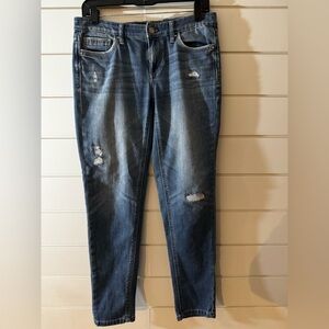 White House Black Market Light Blue Girlfriend Jeans